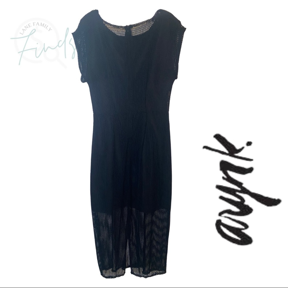 Aryn K. - Black Sheath Cocktail Dress